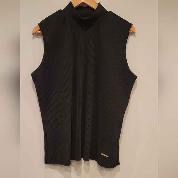 Marc Fisher Sleeveless Turtleneck Top Womens Size XL - Picture 1 of 6